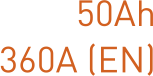 50Ah 360A (EN)