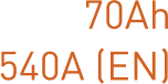 70Ah 540A (EN)